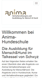 Mobile Screenshot of anima-therapie.ch
